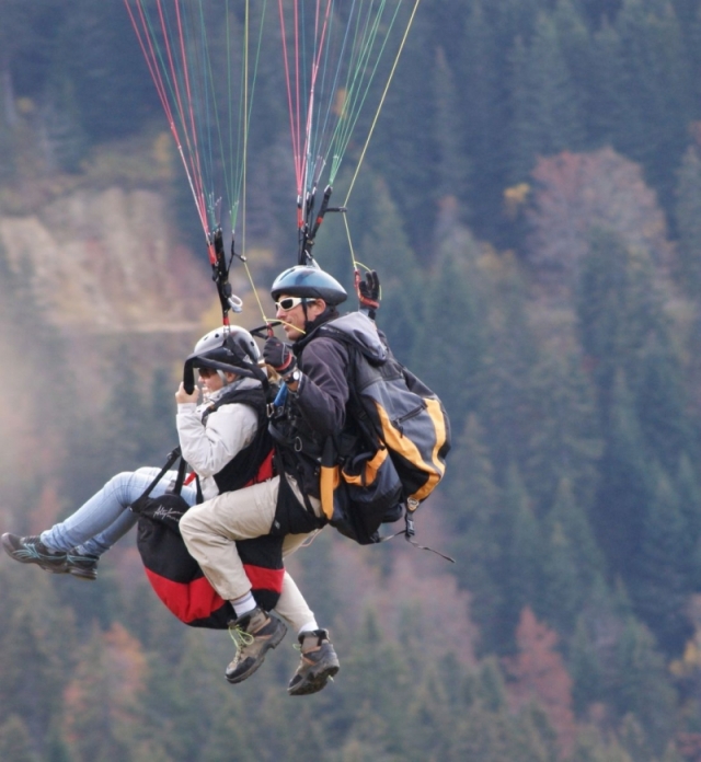  Vuelo en parapenle biplaza Isere